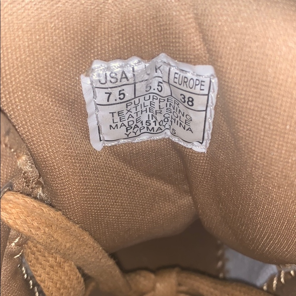 Gold High Tops - Picture 6 of 6